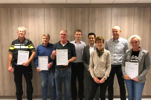 Uitreiking KVO keurmerk veilig ondernemen