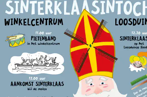 Sinterklaas komt naar Loosduinen